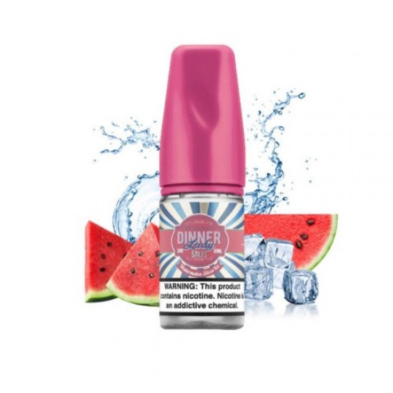 Dinner Lady Watermelon Slices ice Salt 30ml