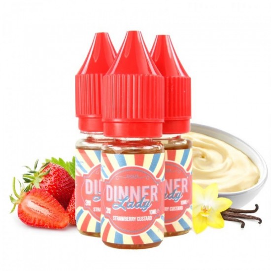 Dinner Lady Likit Strawberry Custard 30mL